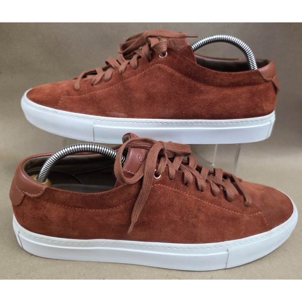 Good Man (Sz 11 ) Brich Red Leather Shoes Sneakers Made In Italy  Mens GoodMan